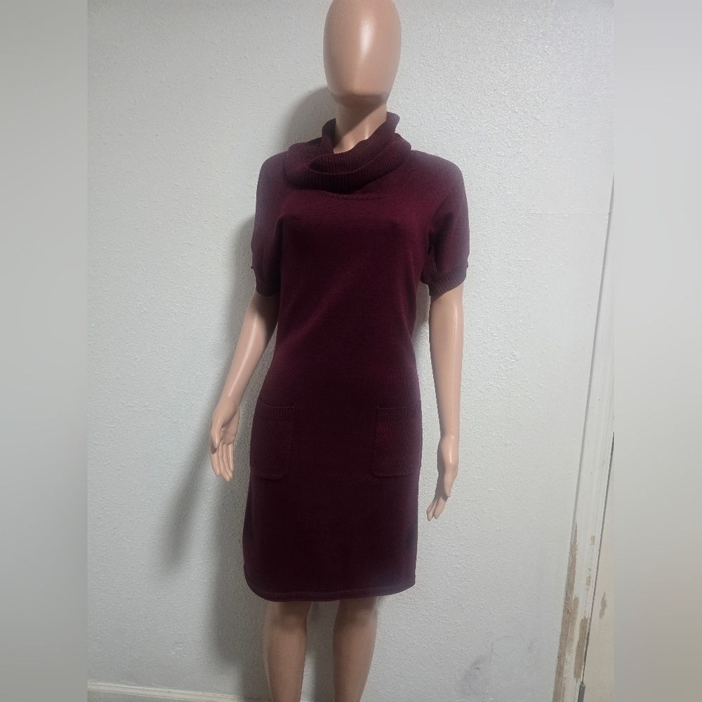 Athleta Maroon Knit Dress